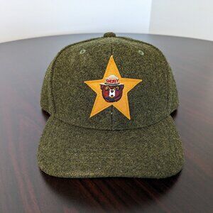 NWT FILSON SMOKEY BEAR LOGGER CAP HAT MACKINAW WOOL FOREST GREEN